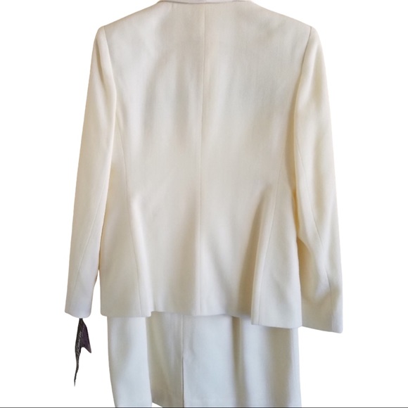 VTG Herbert Grossman Wool Ivory Suit Sz 8 $330 … - Picture 2 of 9